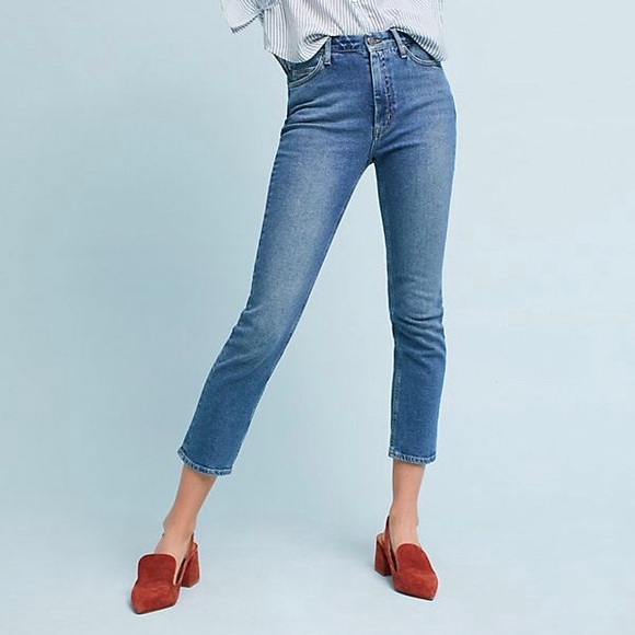 M.i.h Niki High-Rise Straight Cropped Jeans Sz 26 - Picture 1 of 5